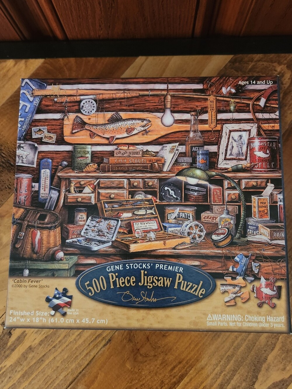 Gene Stocks' Premier 500 PC Jigsaw Puzzle--"Cabin Fever"